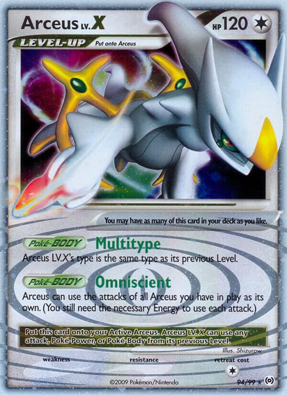 Arceus Lv.X (94) — Arceus