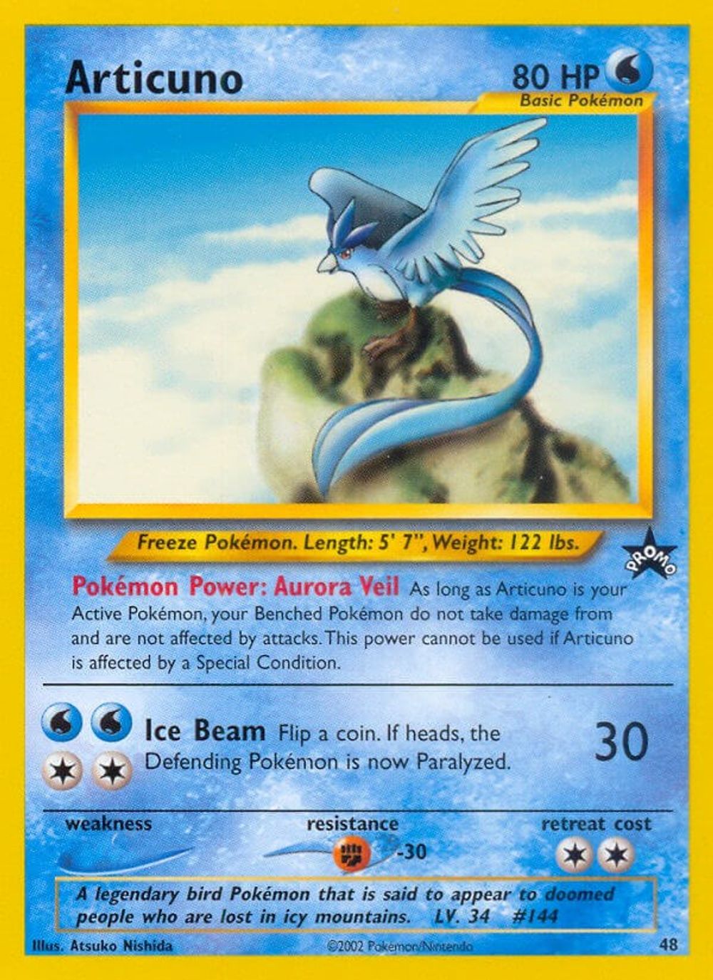 Articuno (48) — WoTC Promo