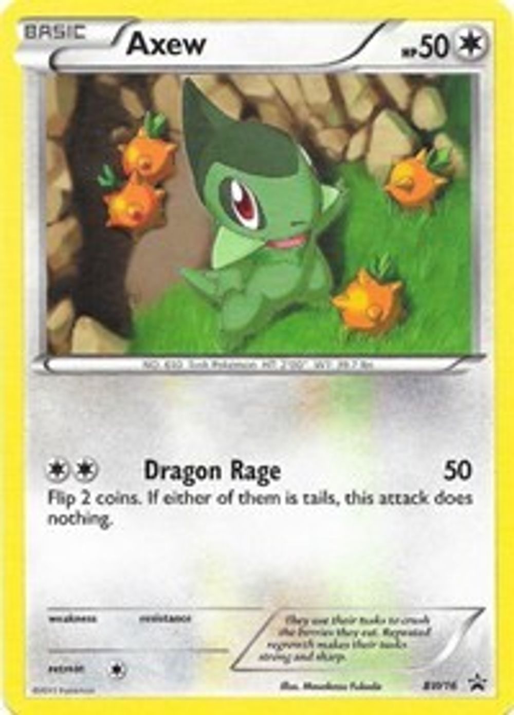 Axew - BW16 — Black and White Promos