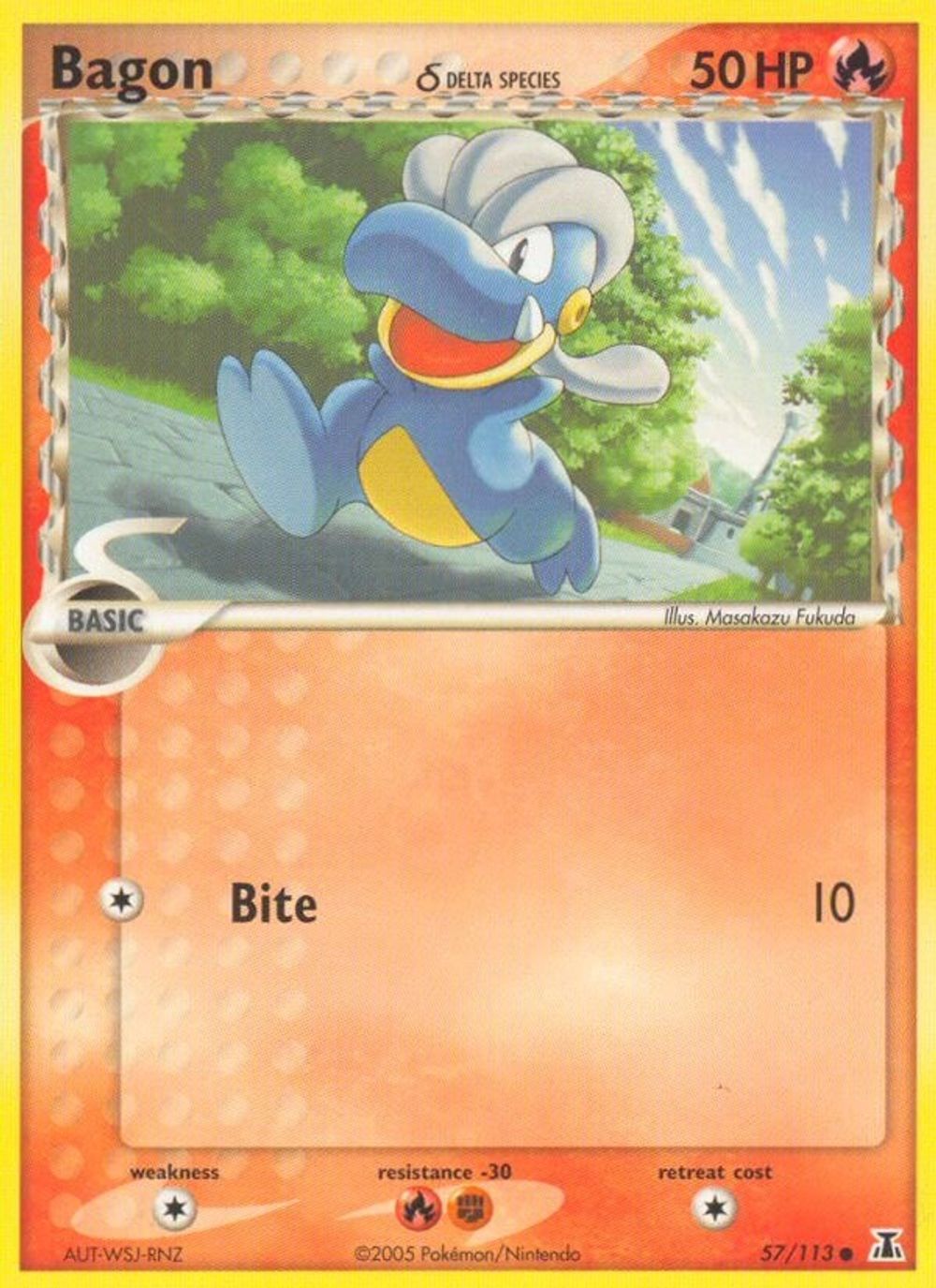 Bagon - 057/113 (Delta Species) — Delta Species