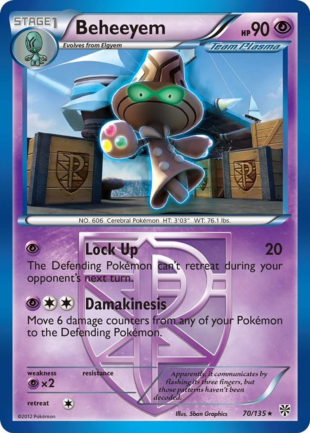 Beheeyem (Team Plasma) — Plasma Storm