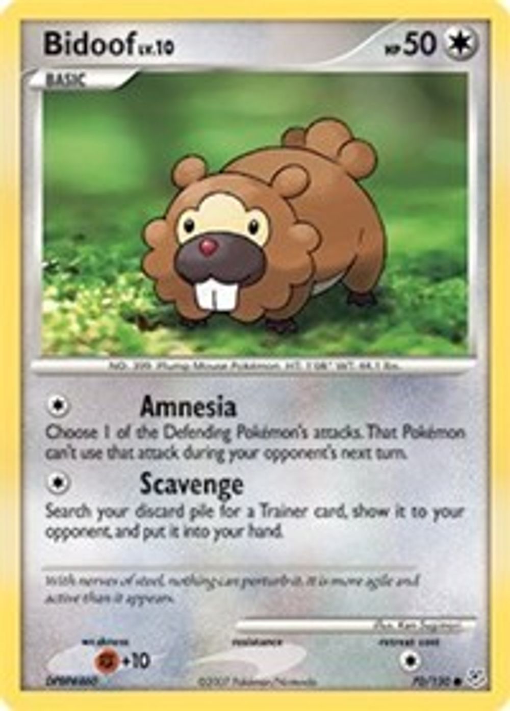 Bidoof — Diamond and Pearl