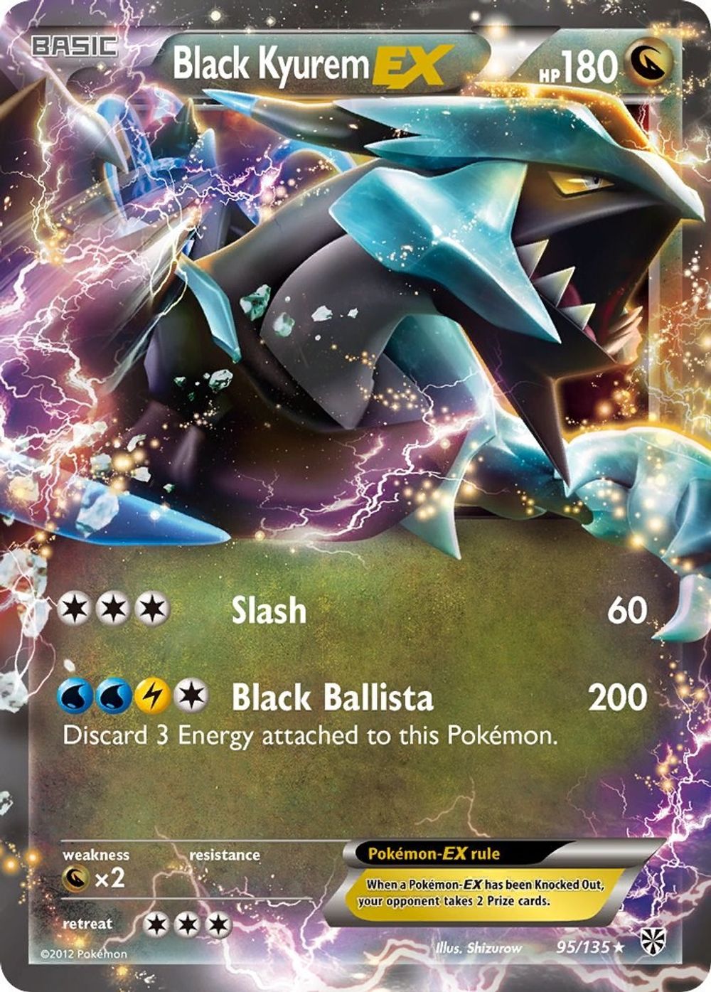 Black Kyurem EX — Plasma Storm