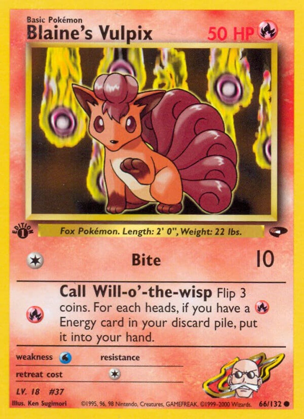 Blaine's Vulpix — Gym Challenge