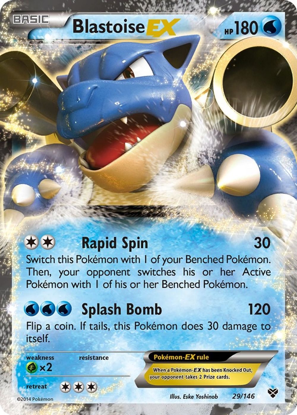Blastoise EX — XY Base Set