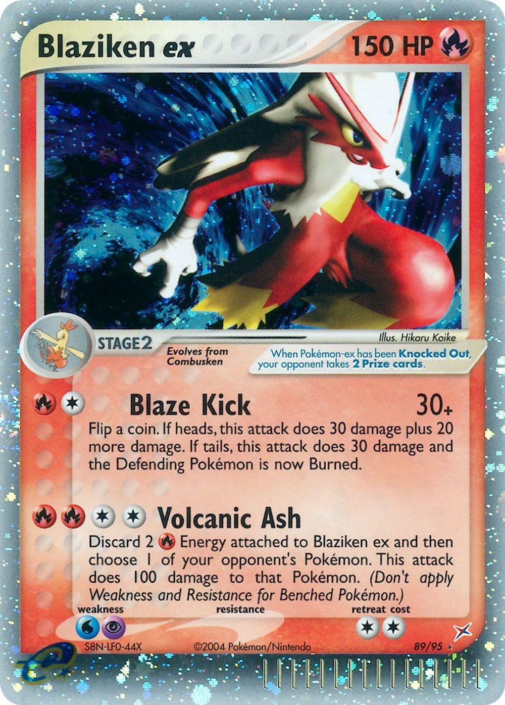 Blaziken ex — Team Magma vs Team Aqua