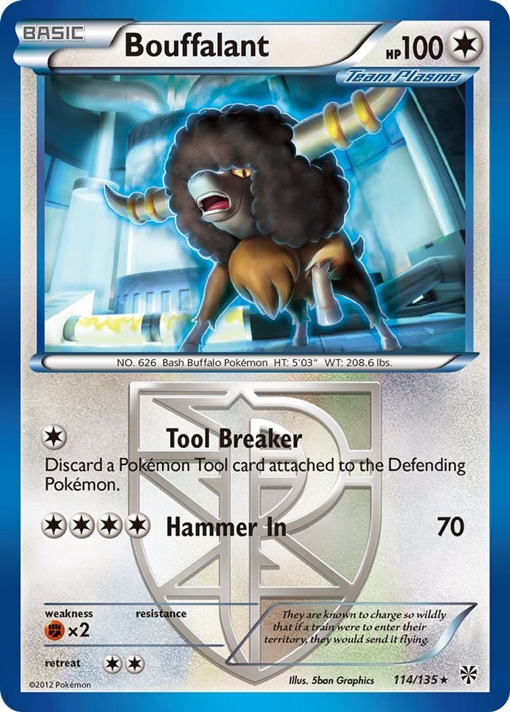 Bouffalant (Team Plasma) — Plasma Storm