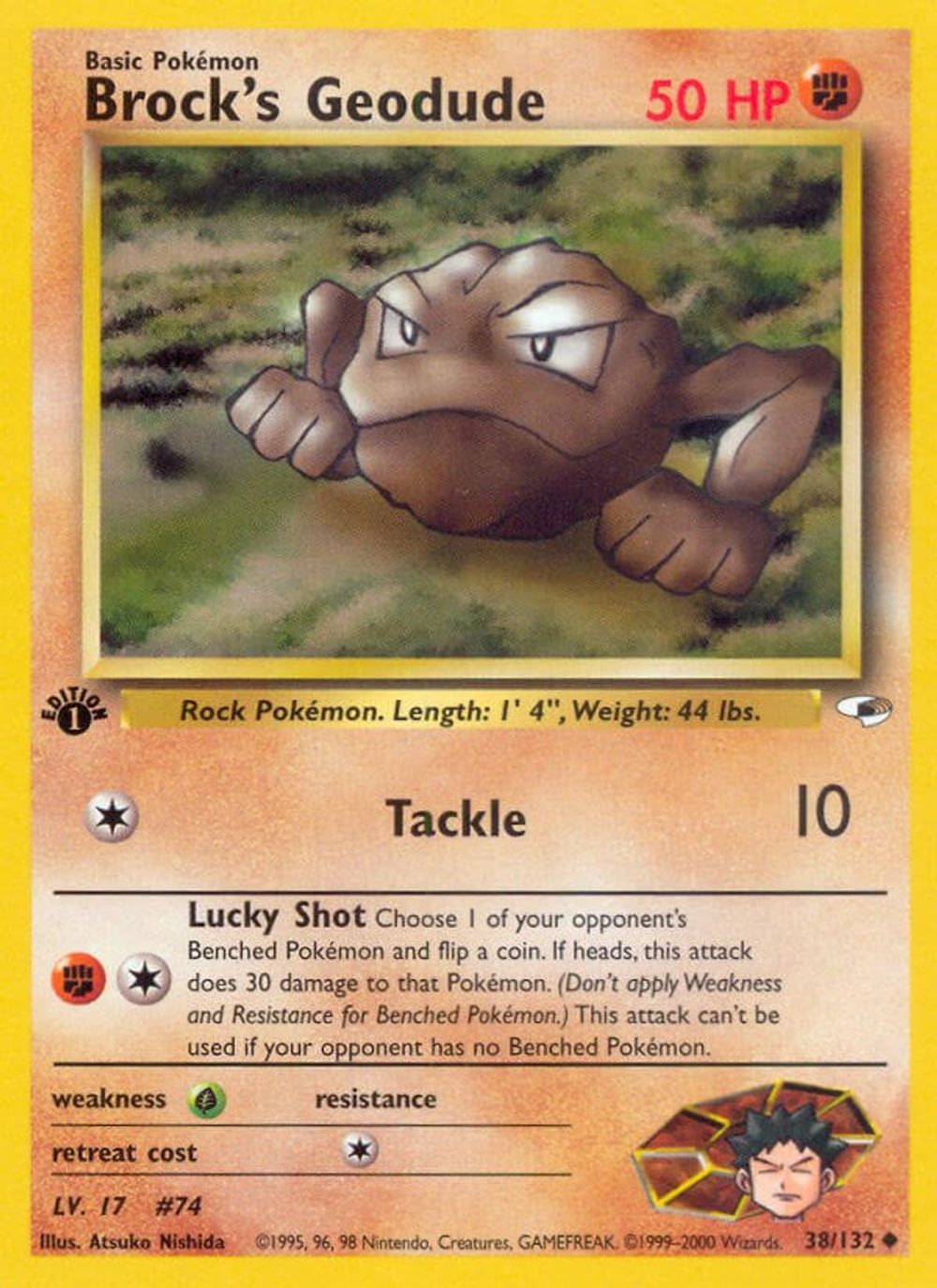 Brock's Geodude (38) — Gym Heroes
