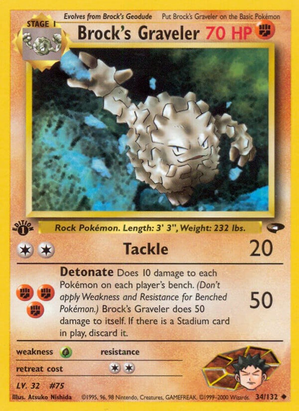 Brock's Graveler — Gym Challenge