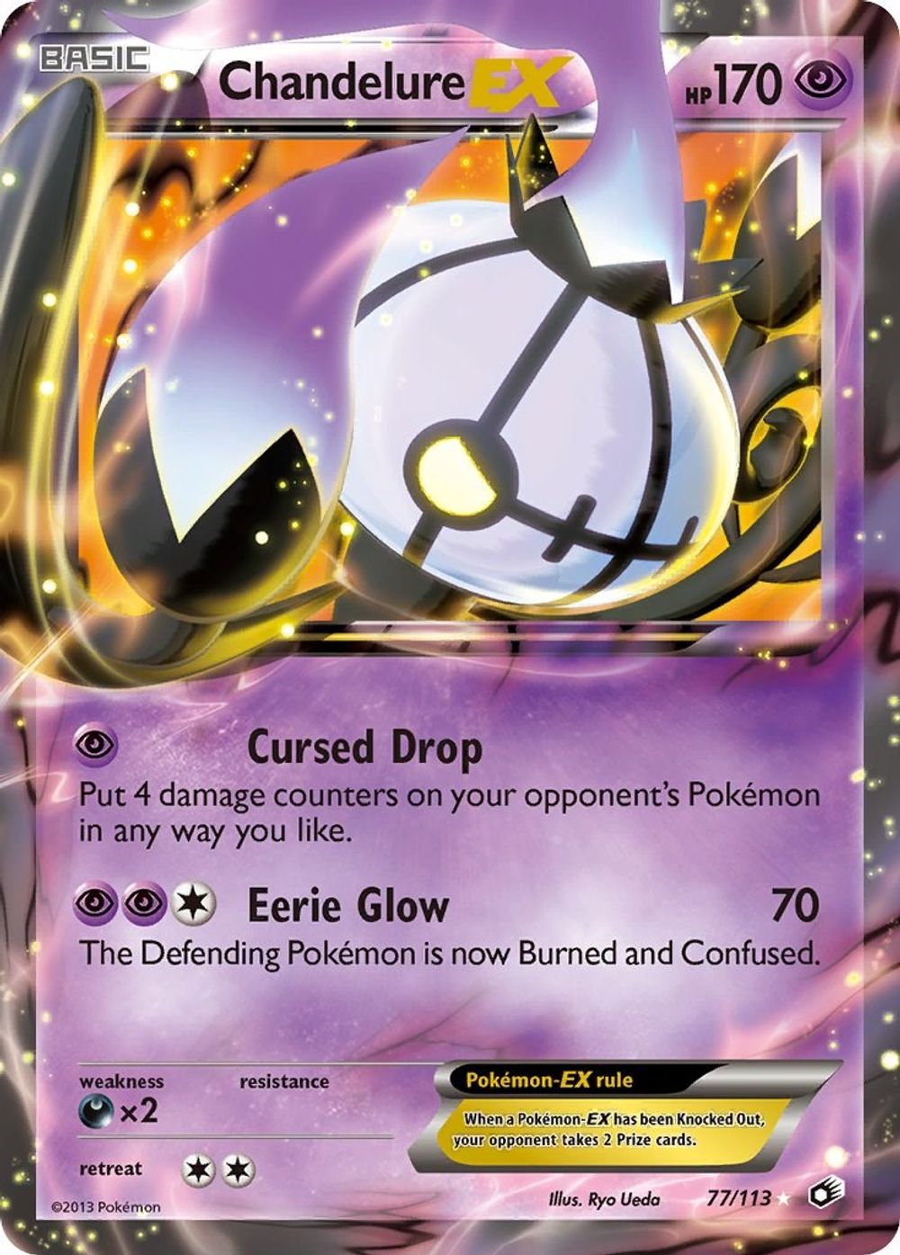 Chandelure EX — Legendary Treasures