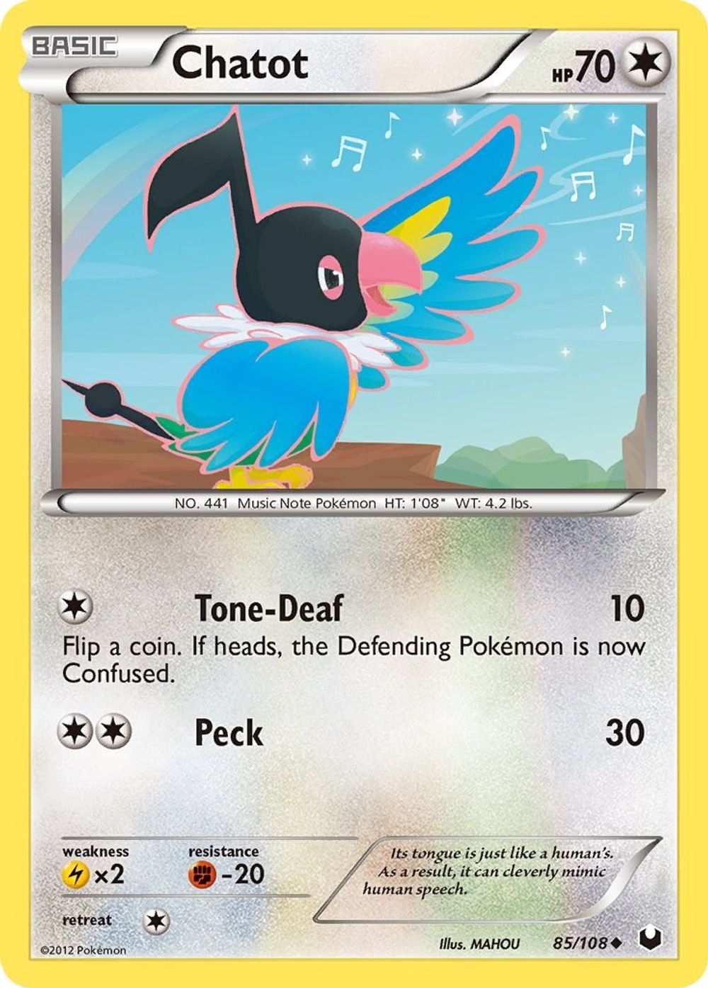 Chatot — Dark Explorers
