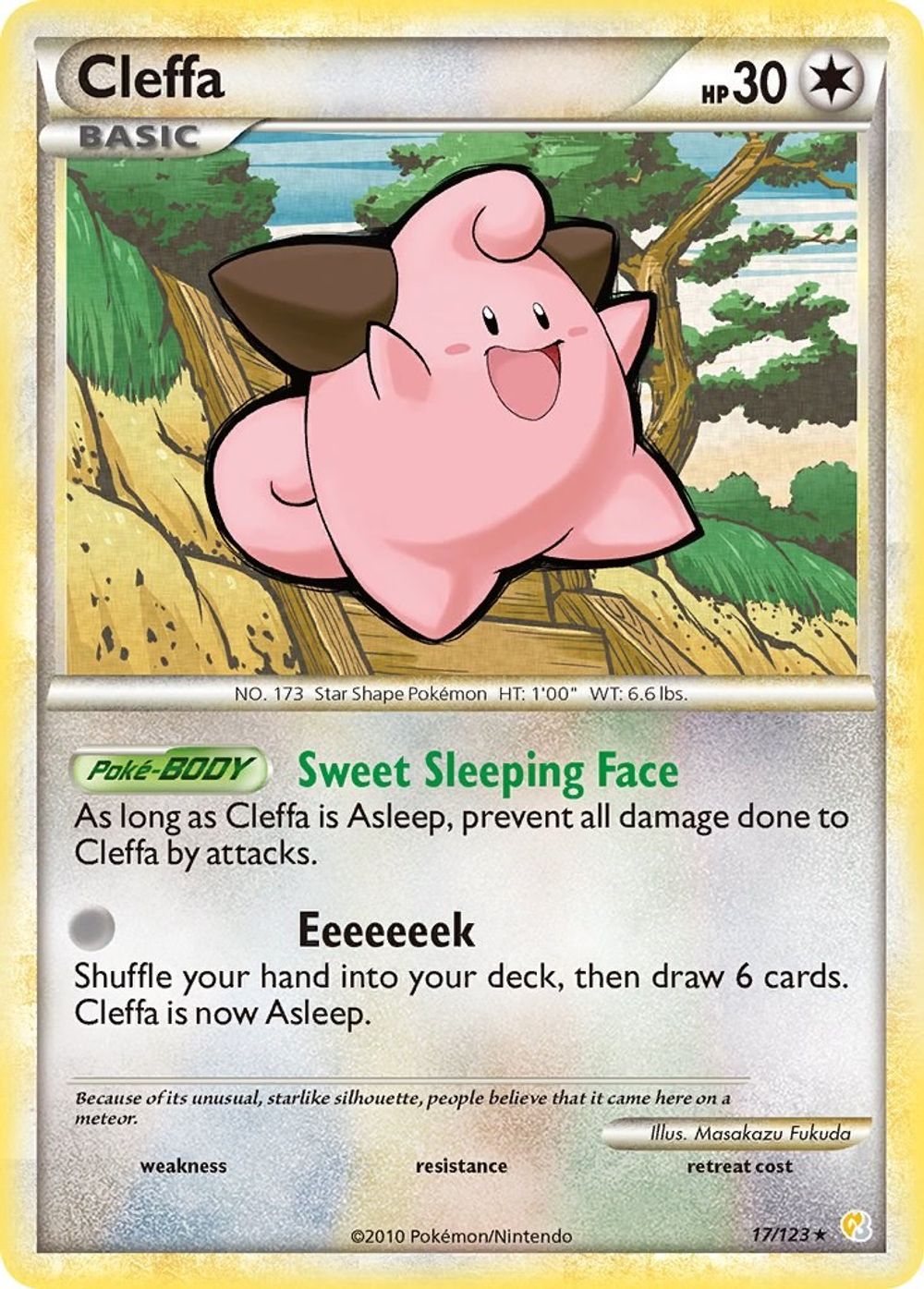 Cleffa — HeartGold SoulSilver