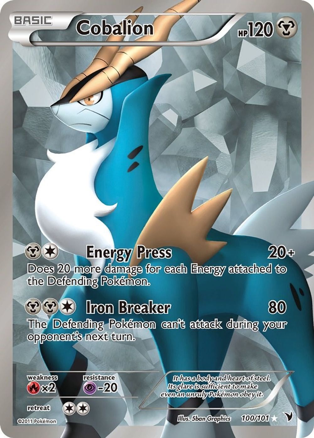 Cobalion (100 Full Art) — Noble Victories