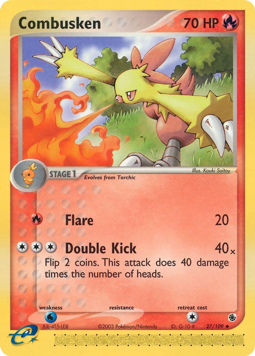 Combusken - 27/109 — Ruby and Sapphire