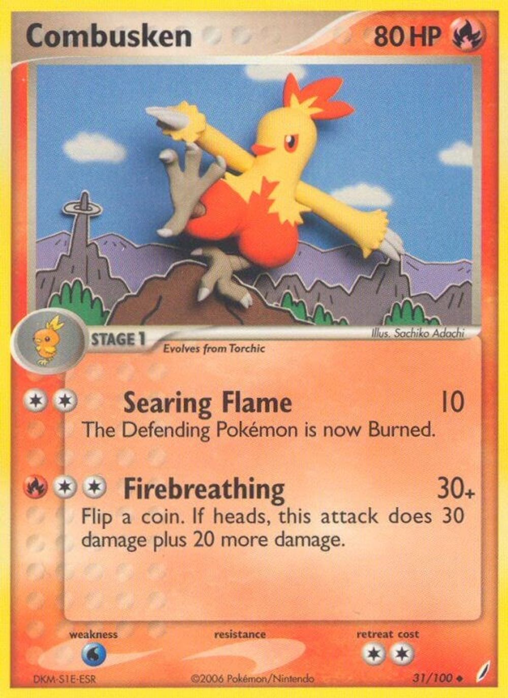 Combusken - 031/100 — Crystal Guardians