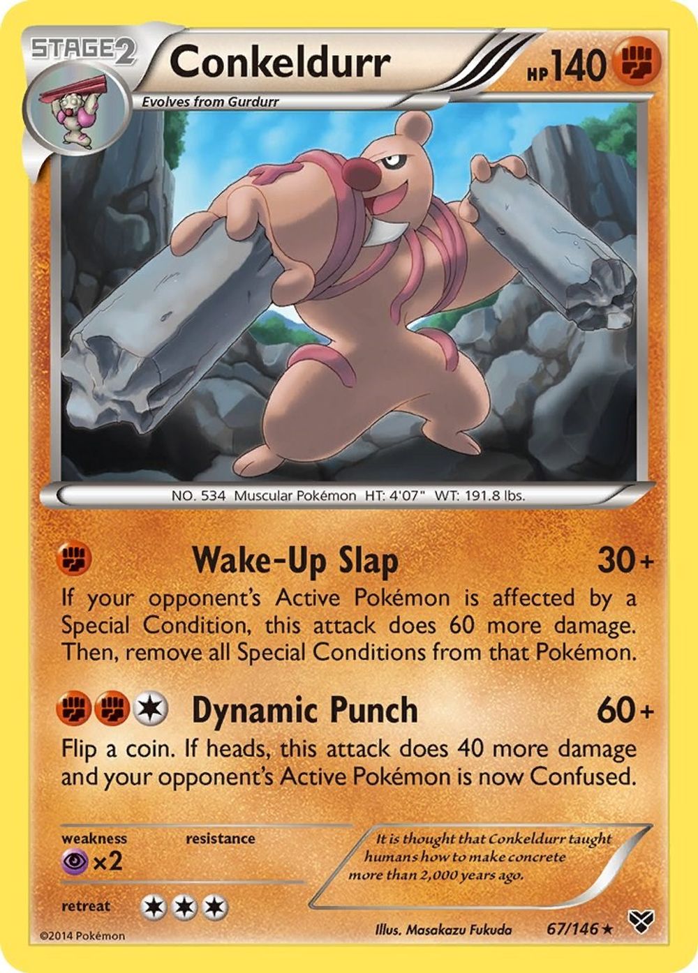 Conkeldurr — XY Base Set