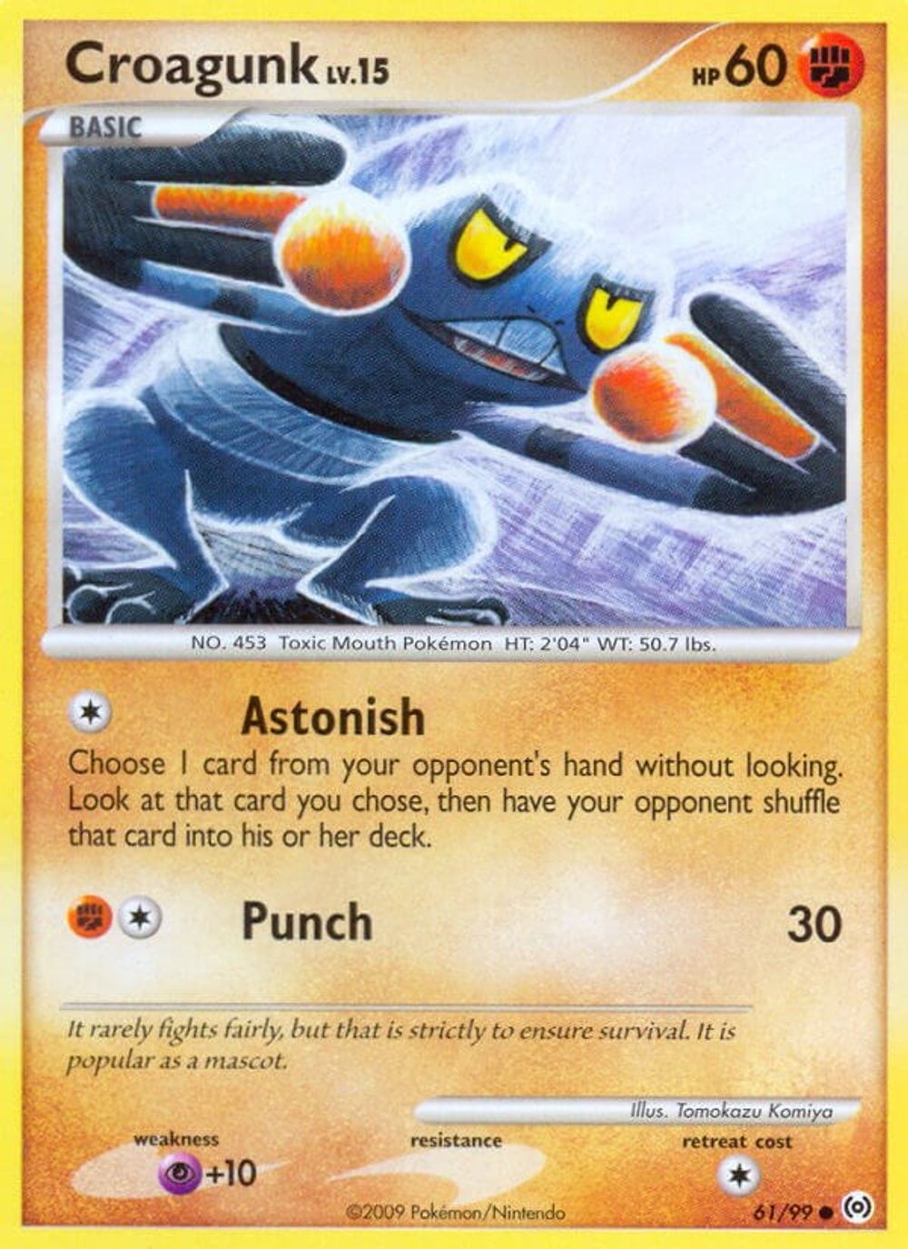 Croagunk — Arceus