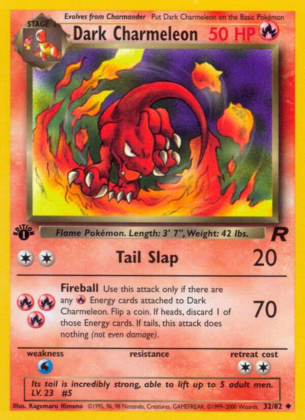 Dark Charmeleon — Team Rocket