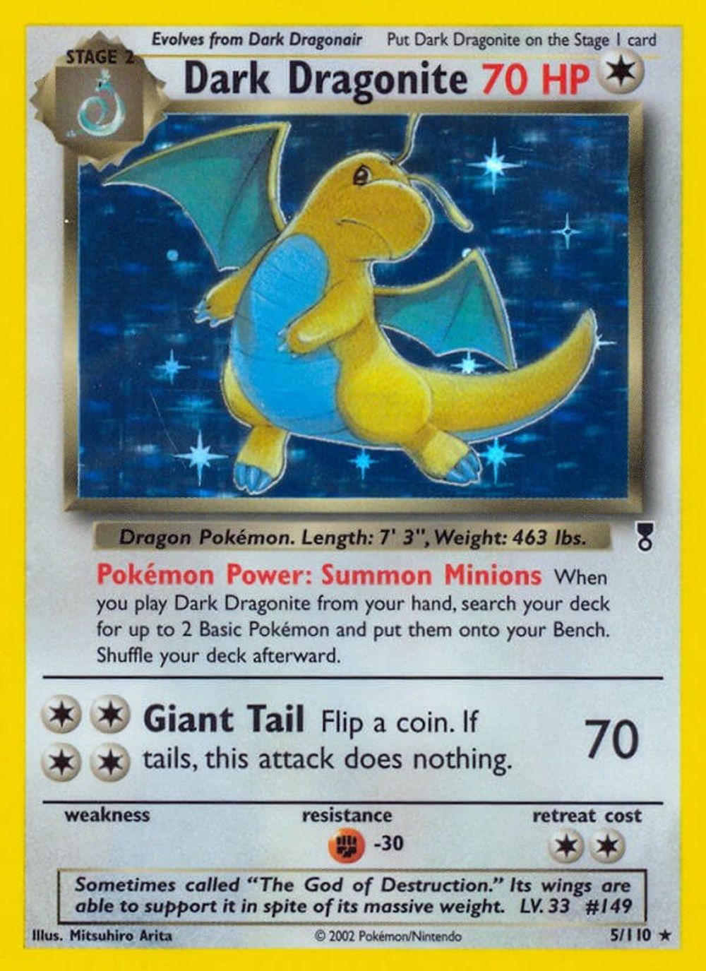 Dark Dragonite — Legendary Collection