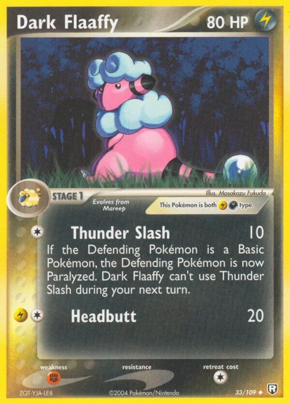 Dark Flaaffy — Team Rocket Returns