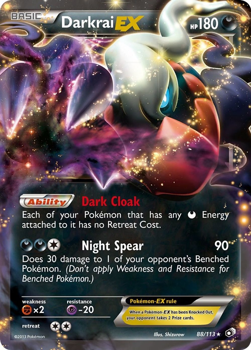 Darkrai EX — Legendary Treasures