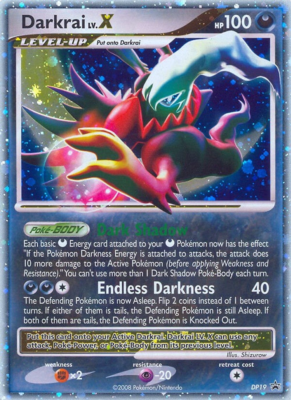 Darkrai LV.X - DP19 — Diamond and Pearl Promos