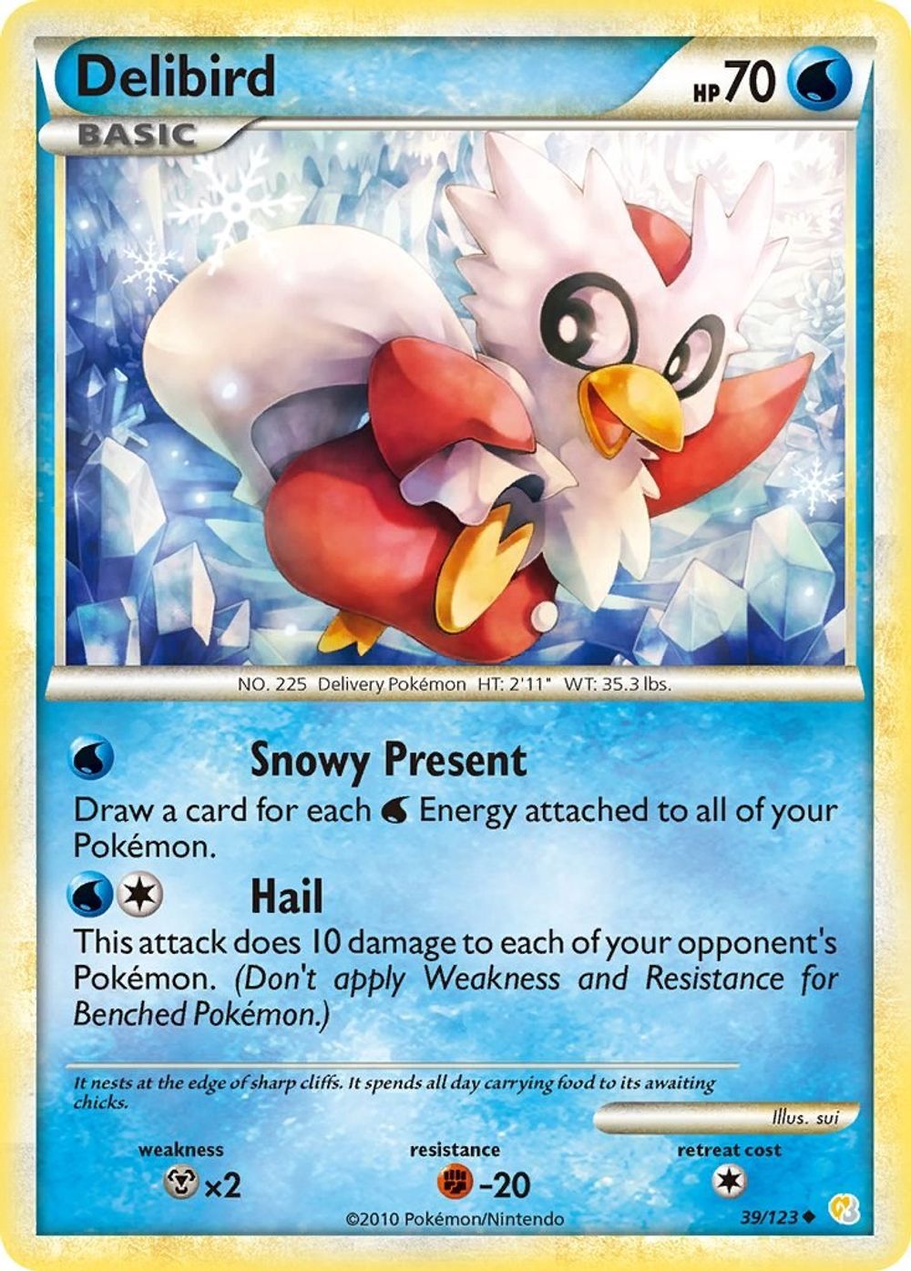 Delibird — HeartGold SoulSilver