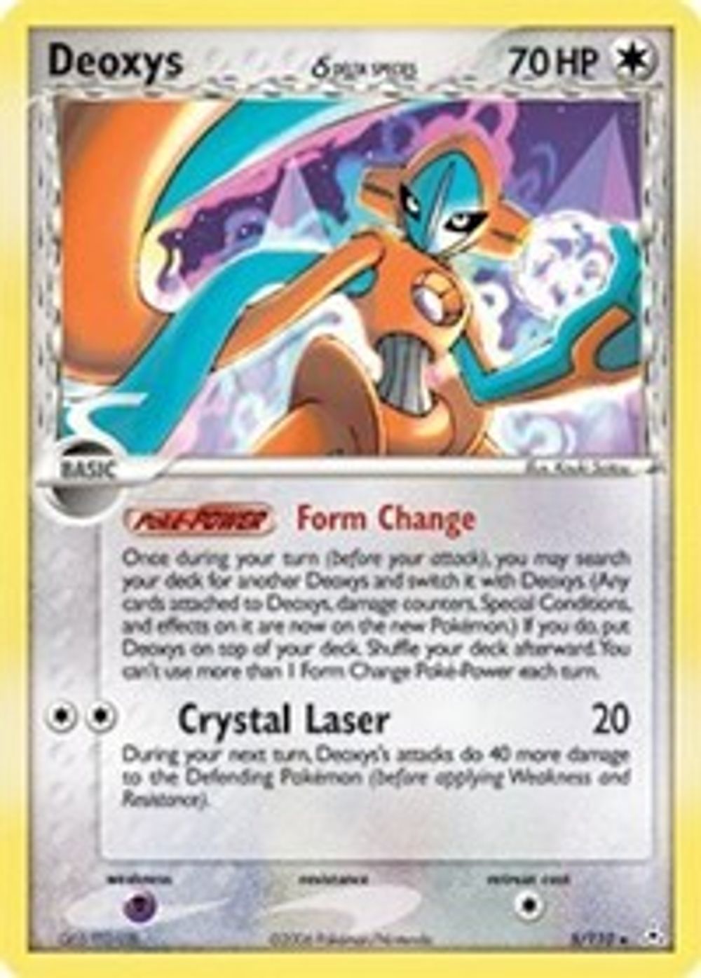 Deoxys (Delta Species - Normal Forme) — Holon Phantoms