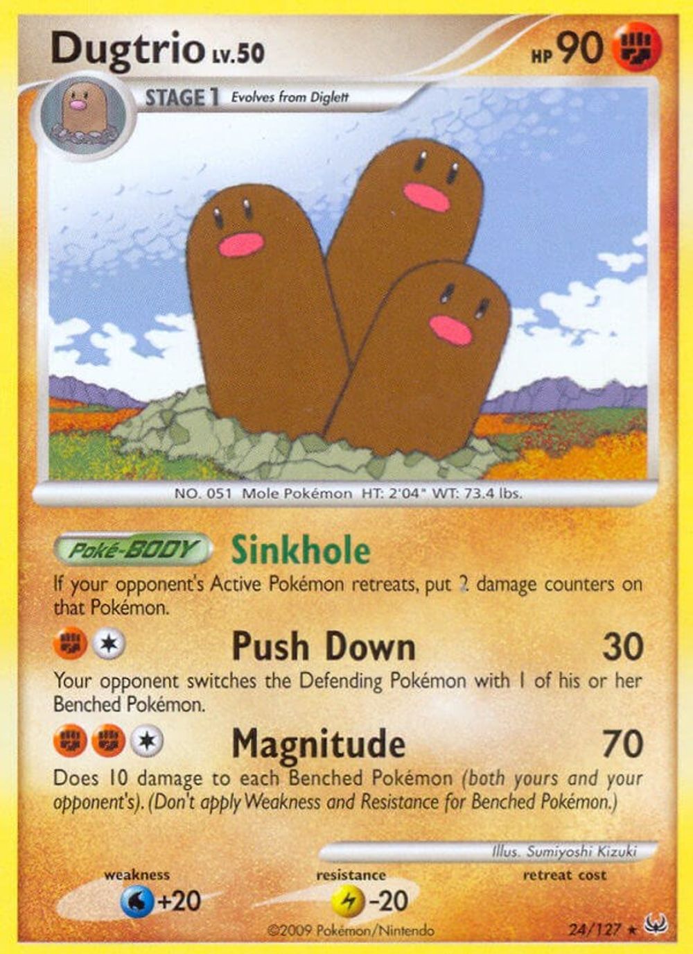 Dugtrio — Platinum