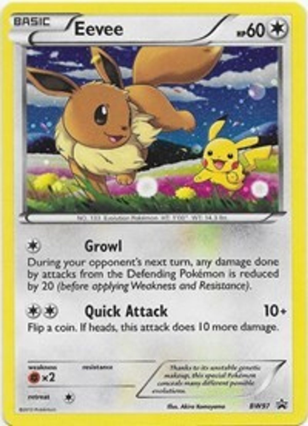 Eevee - BW97 — Black and White Promos
