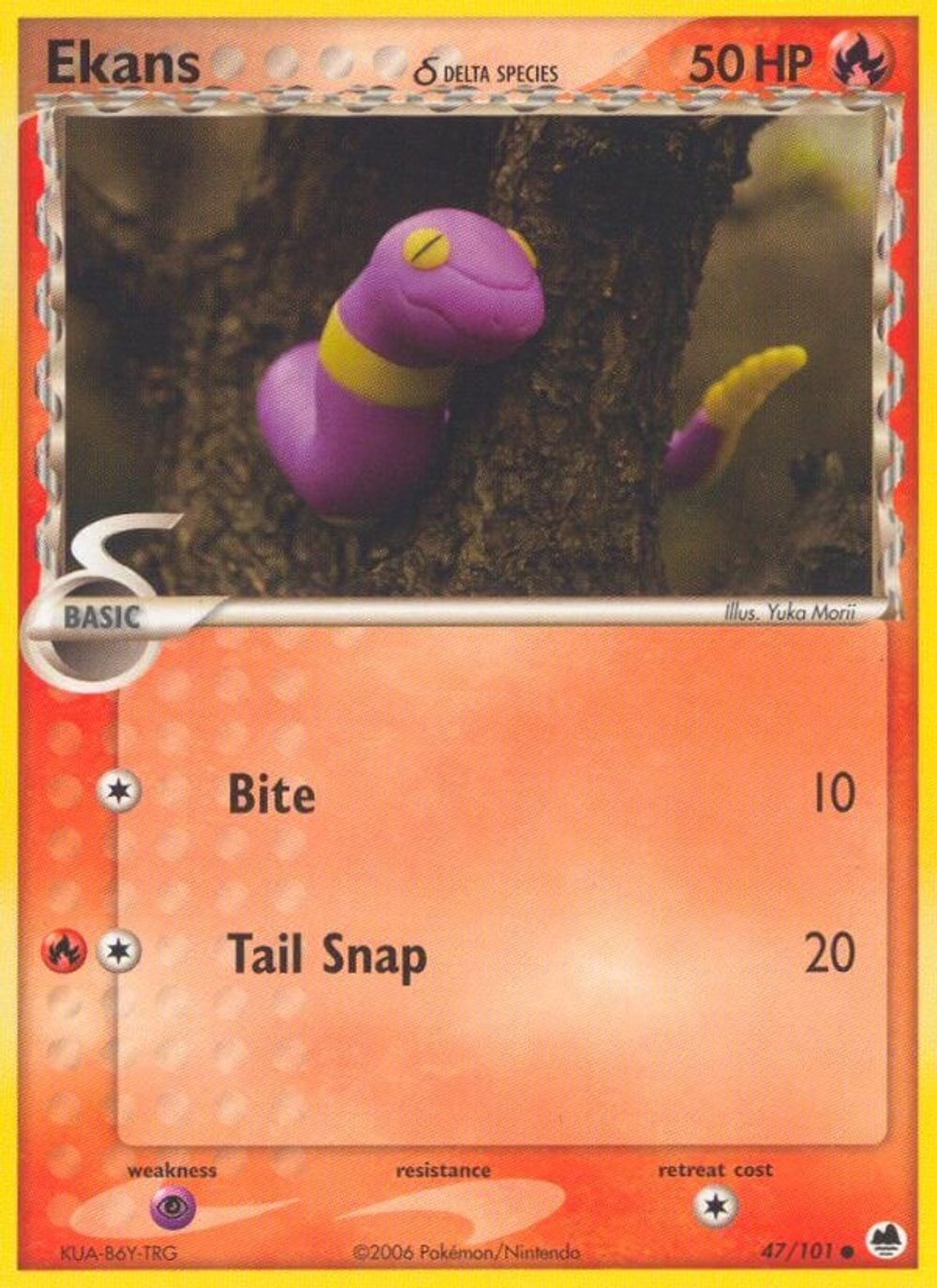 Ekans (Delta Species) — Dragon Frontiers