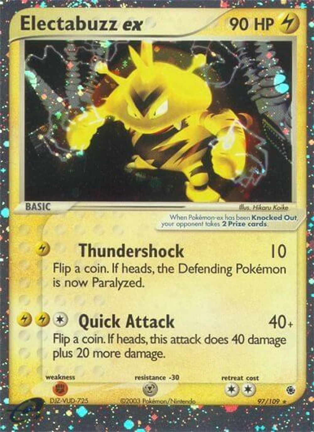 Electabuzz ex — Ruby and Sapphire