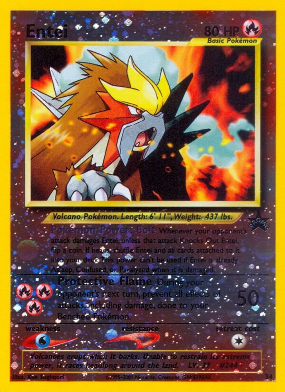 Entei — WoTC Promo
