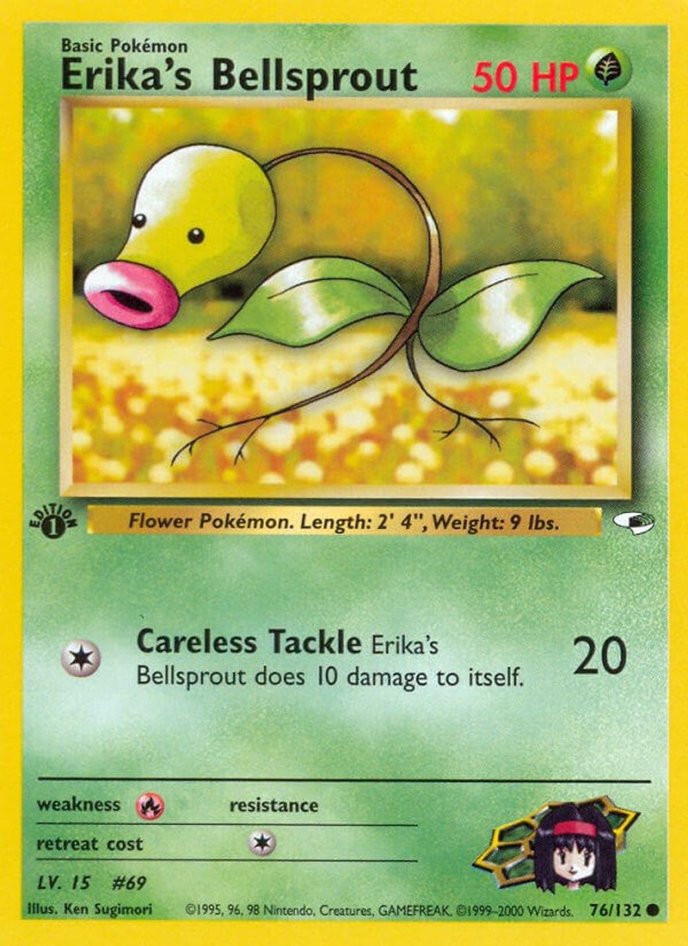 Erika's Bellsprout (76) — Gym Heroes