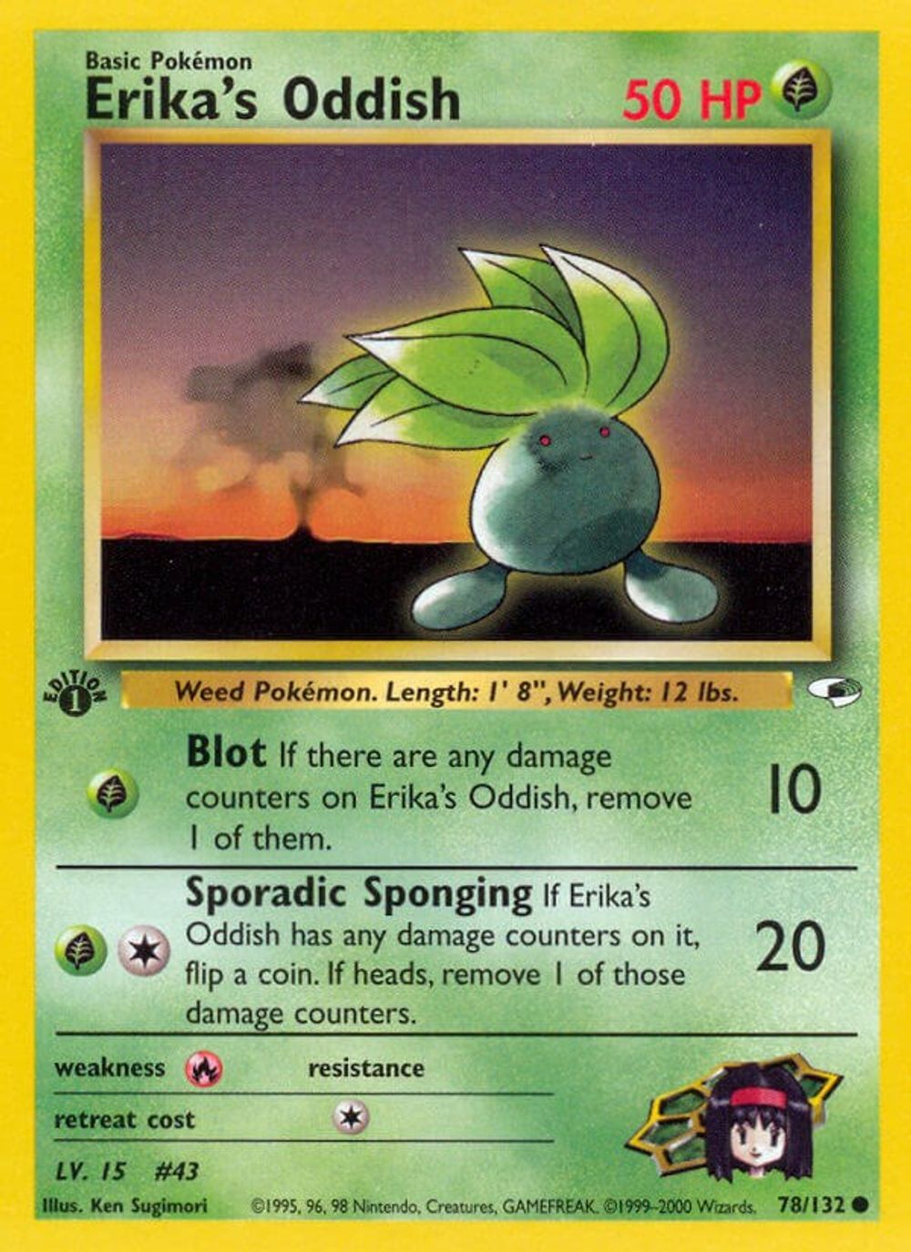 Erika's Oddish (78) — Gym Heroes