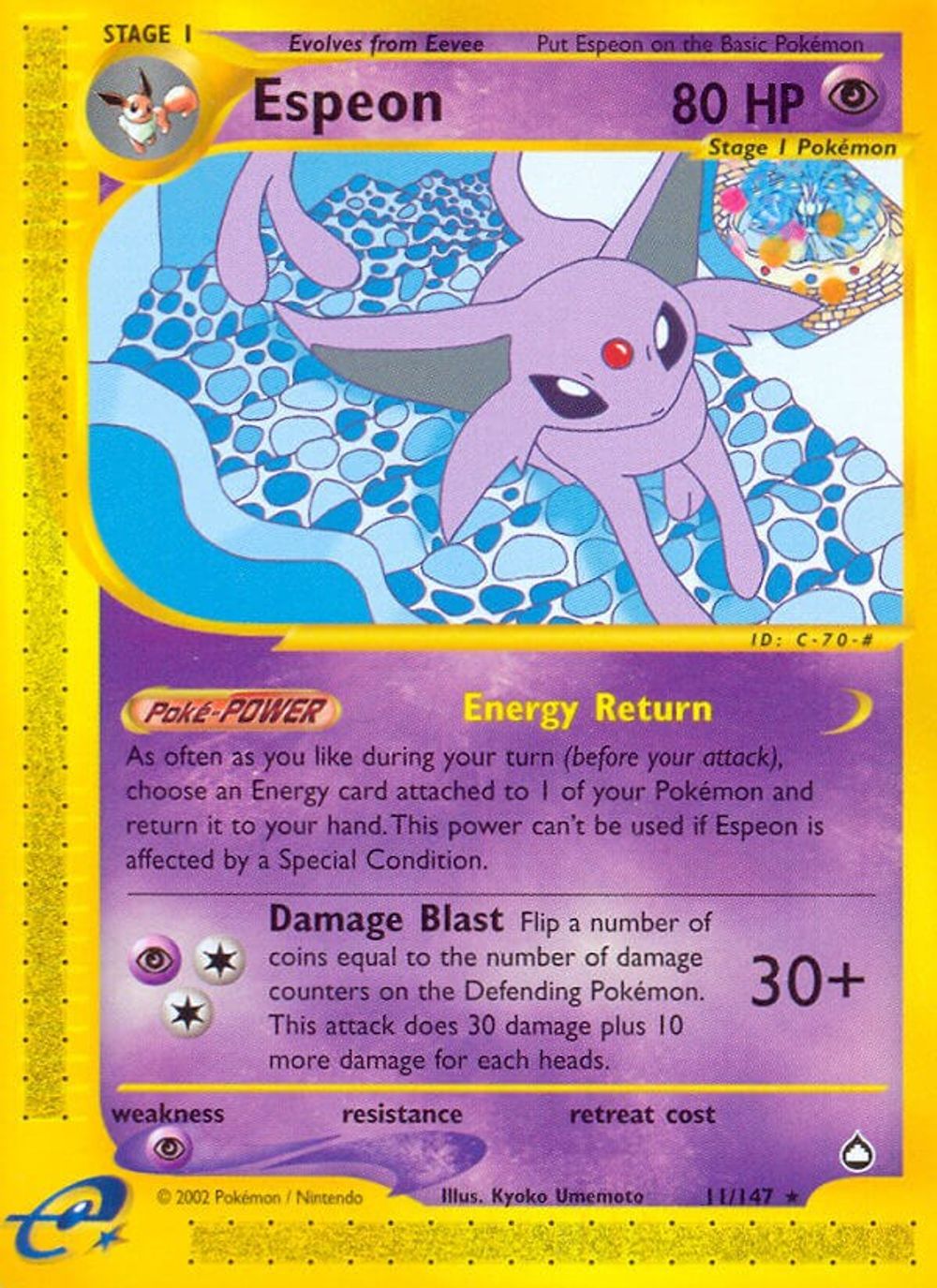 Espeon — Aquapolis