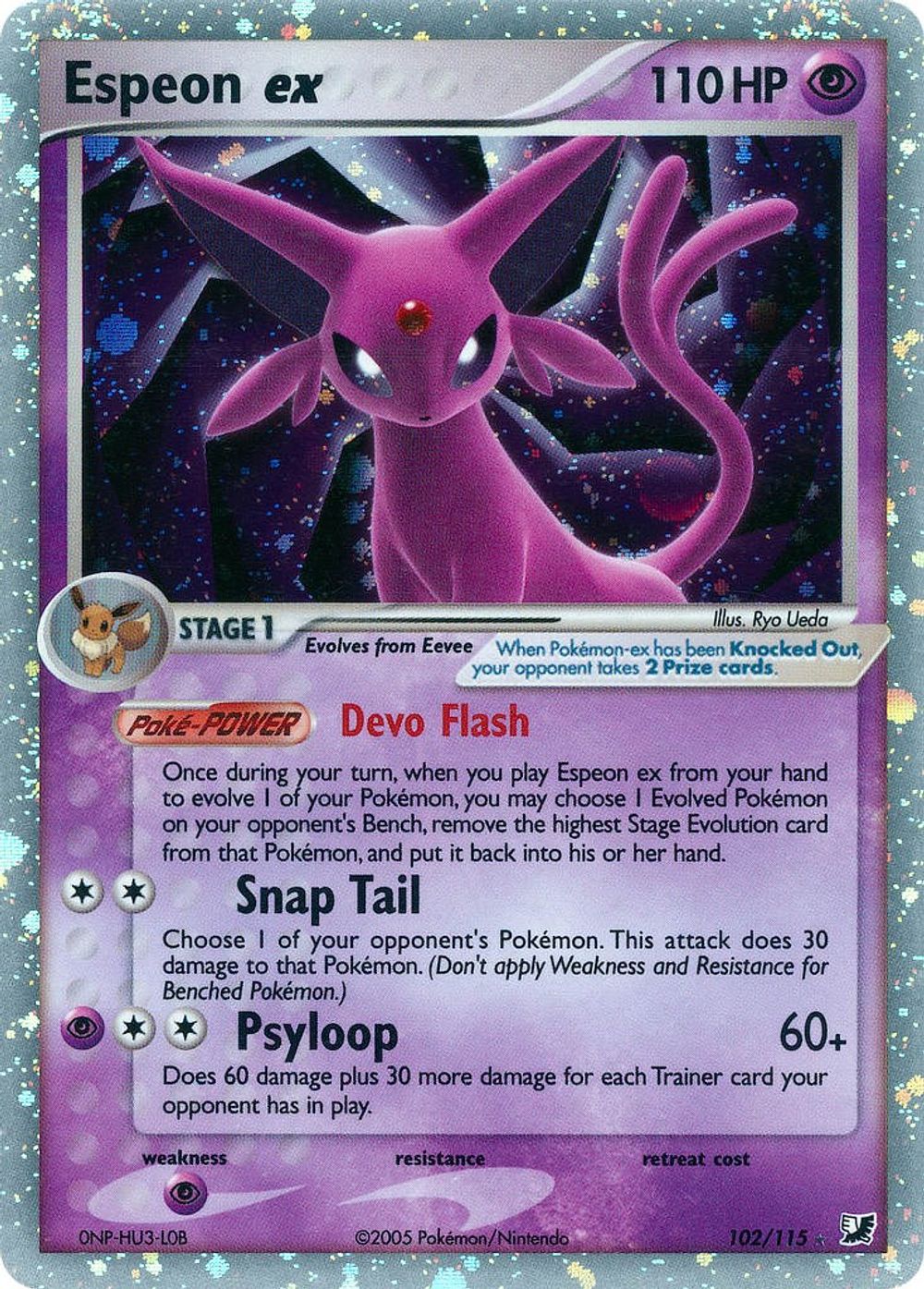 Espeon ex — Unseen Forces