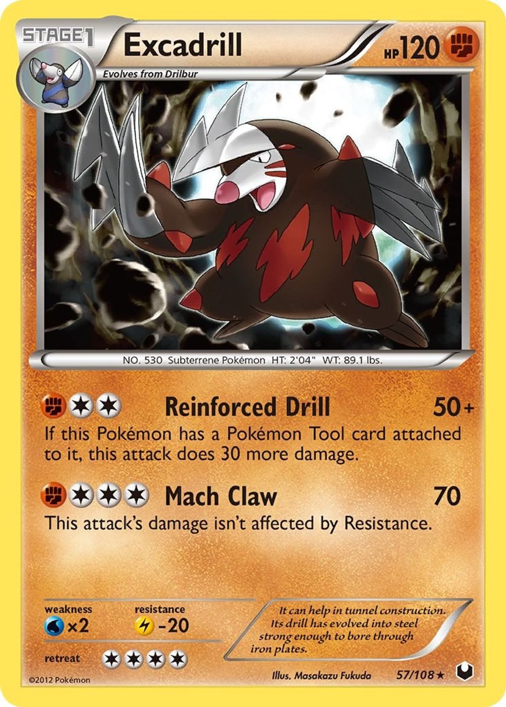 Excadrill (57) — Dark Explorers