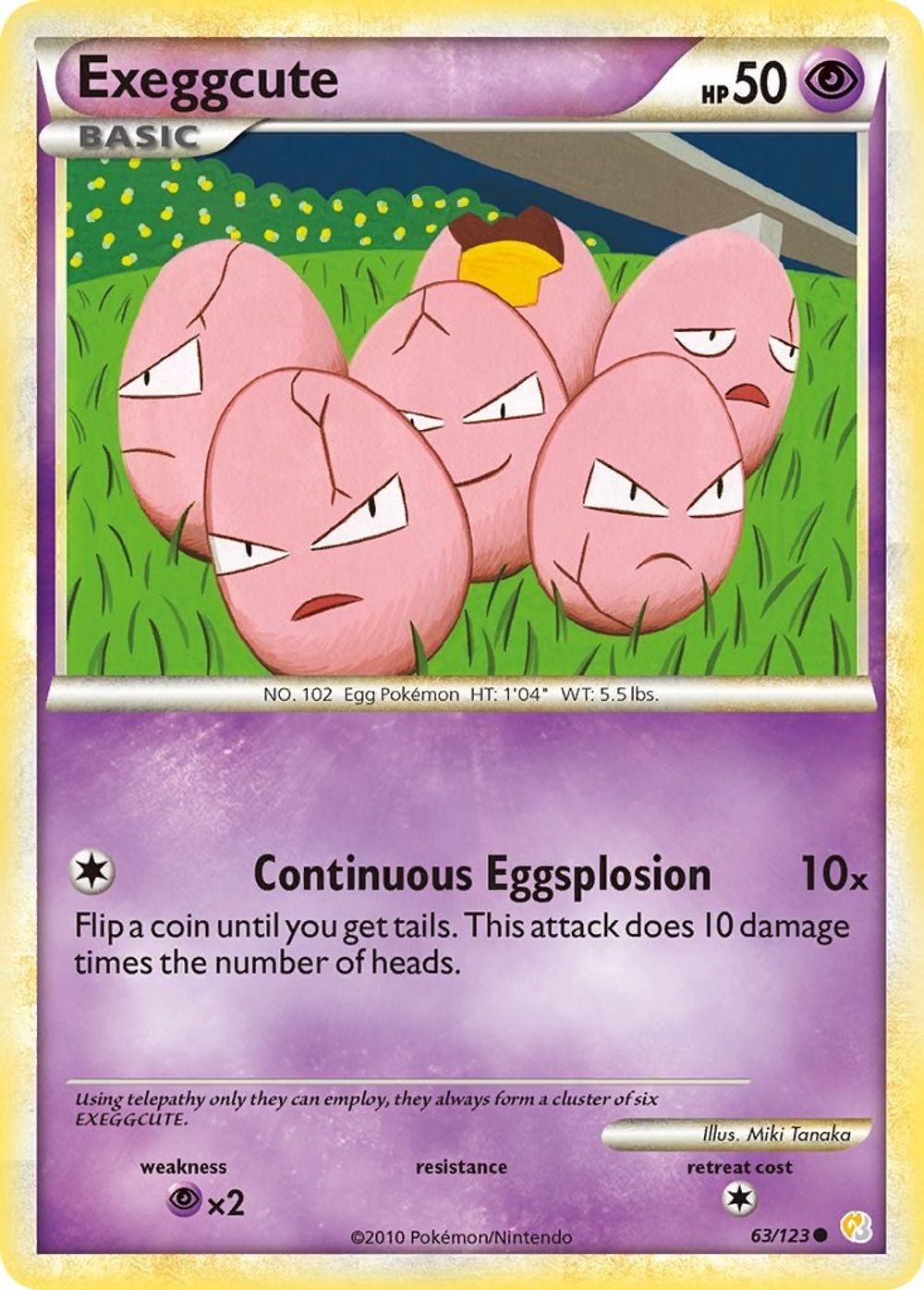 Exeggcute — HeartGold SoulSilver