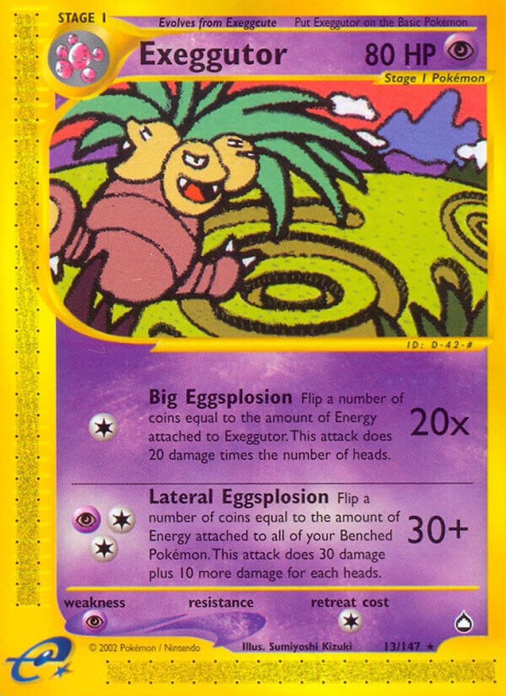 Exeggutor (13) — Aquapolis