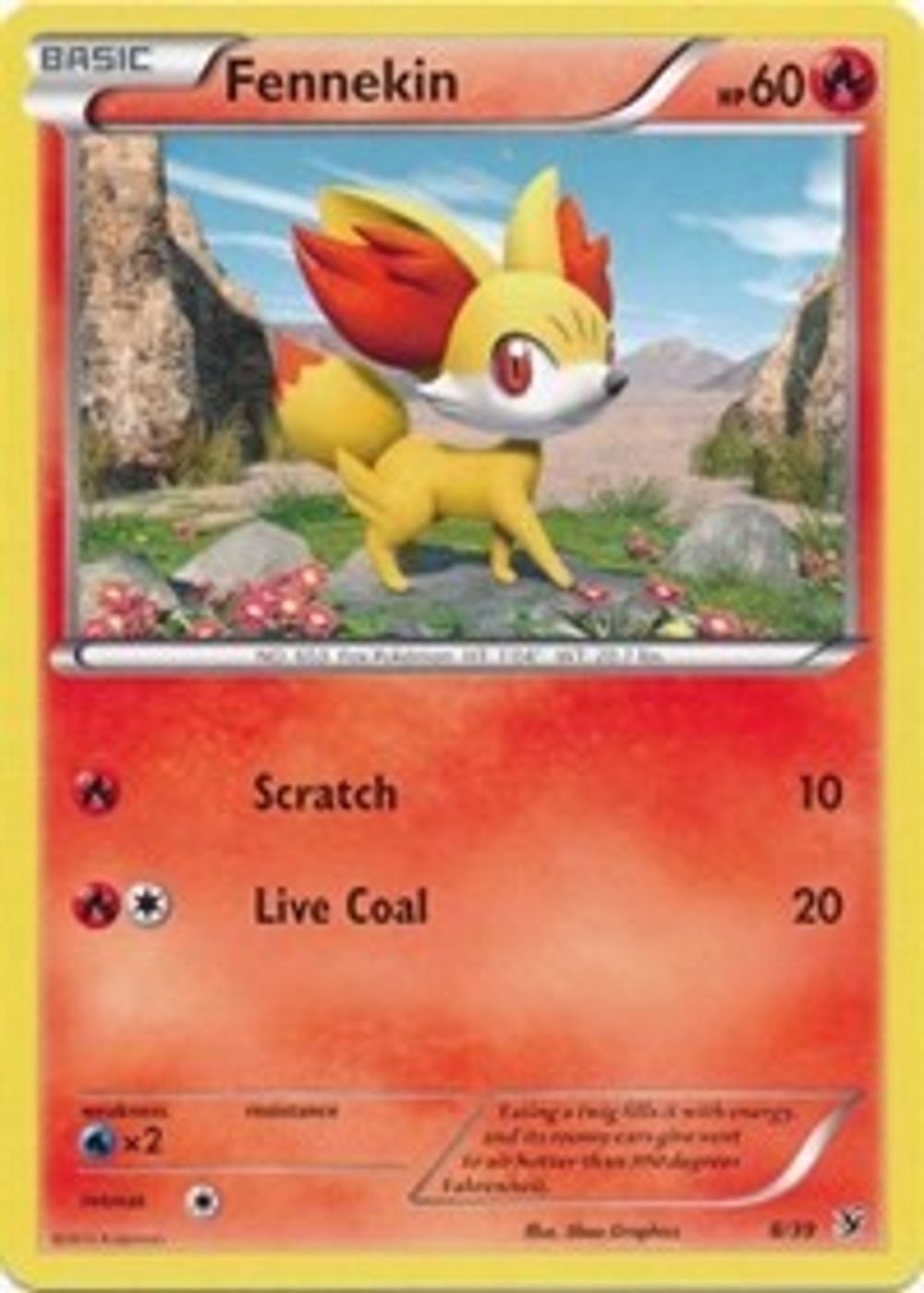 Fennekin — Kalos Starter Set