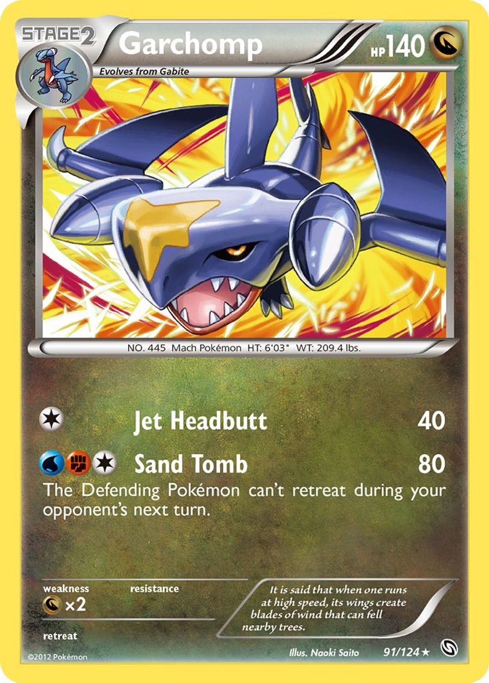 Garchomp (91) — Dragons Exalted