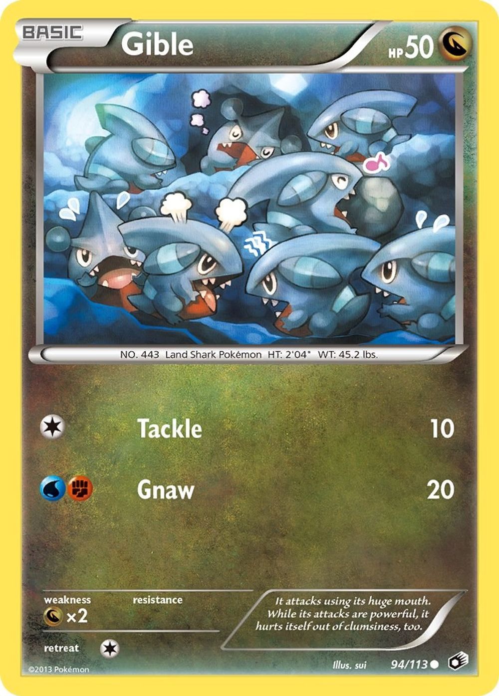 Gible — Legendary Treasures