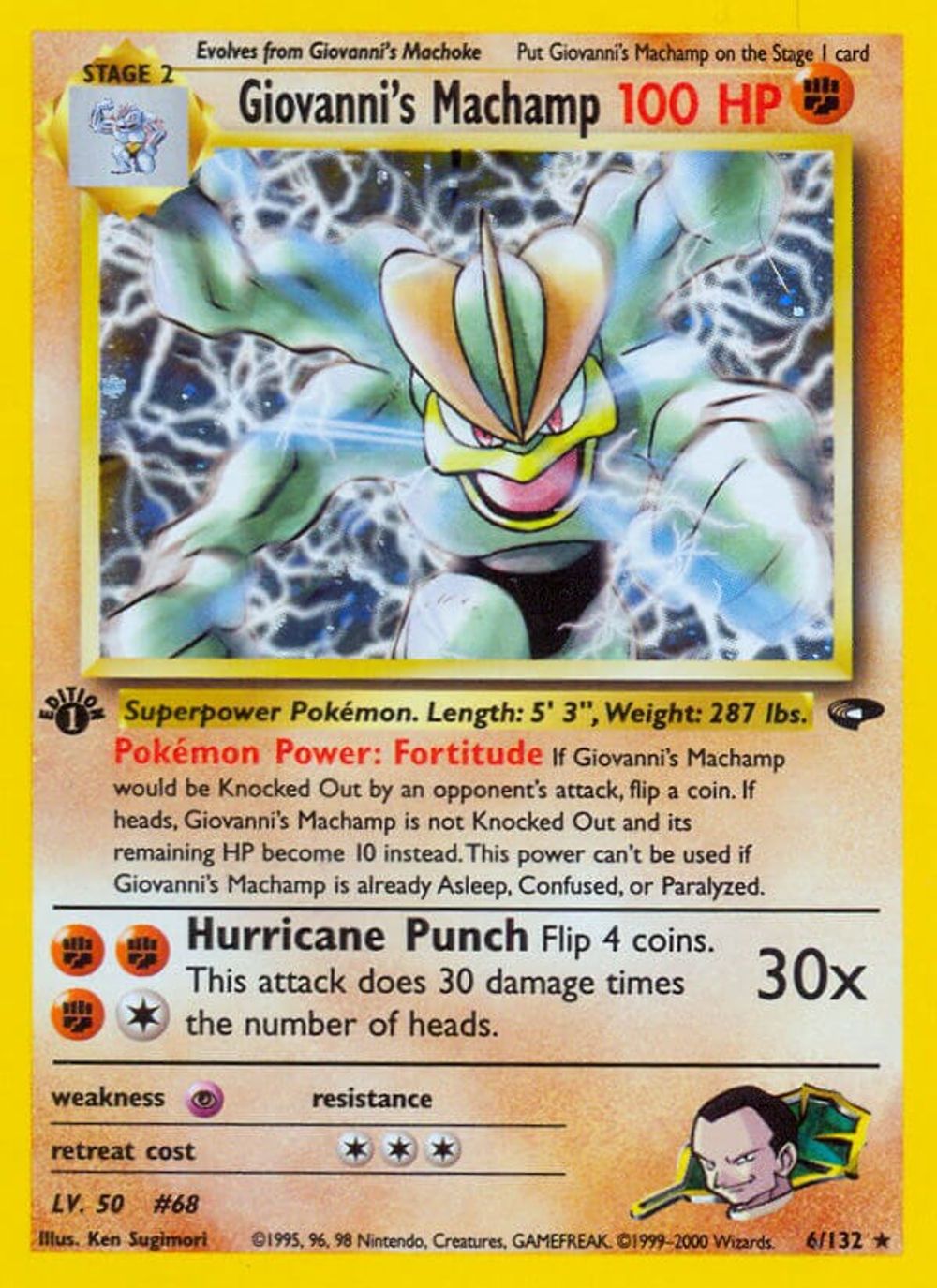 Giovanni's Machamp — Gym Challenge