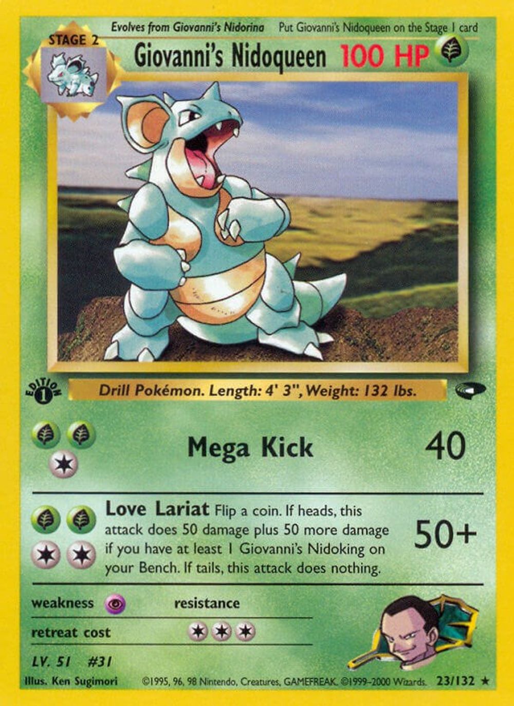 Giovanni's Nidoqueen — Gym Challenge