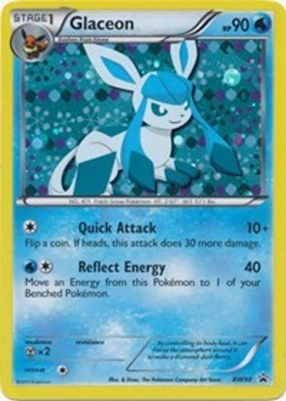 Glaceon - BW90 — Black and White Promos