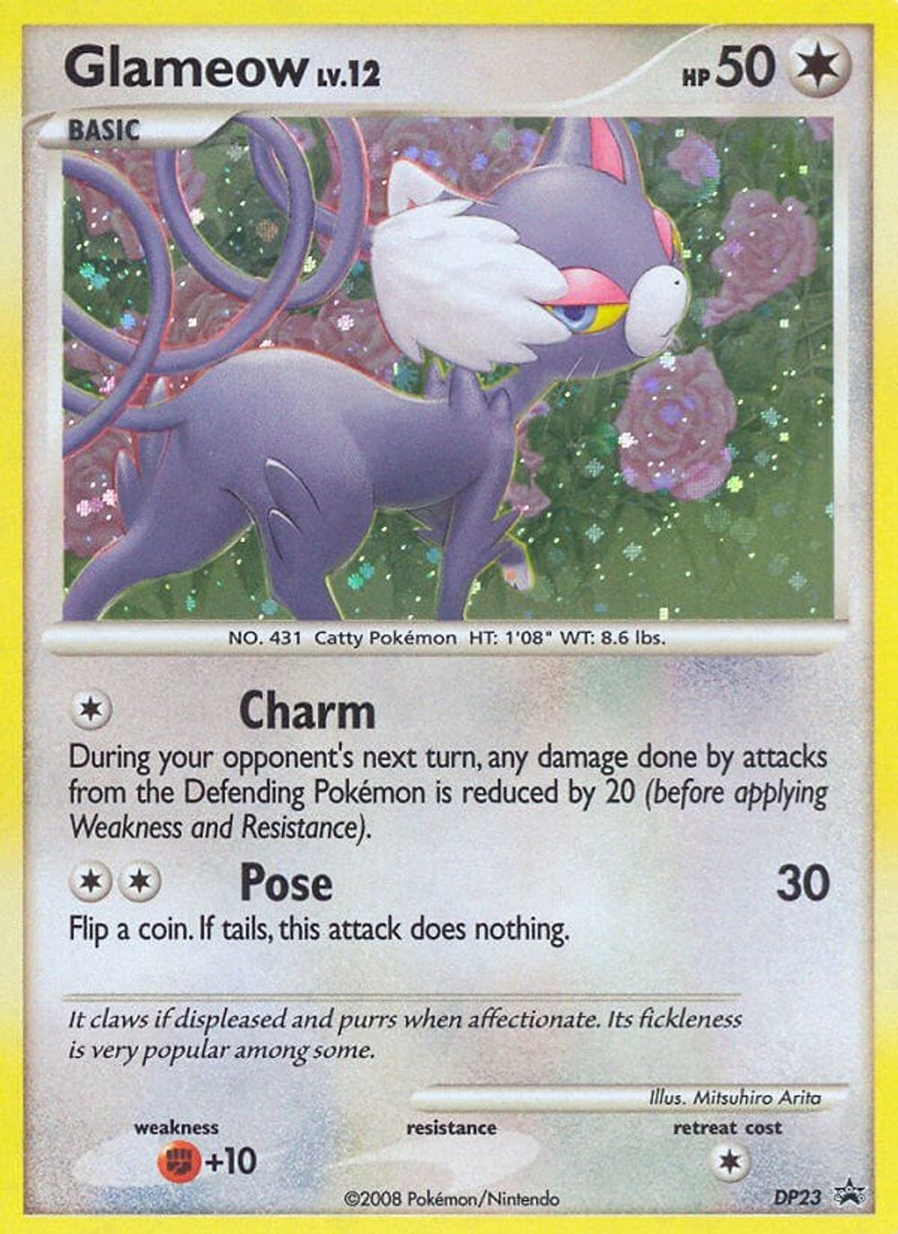 Glameow - DP23 — Diamond and Pearl Promos