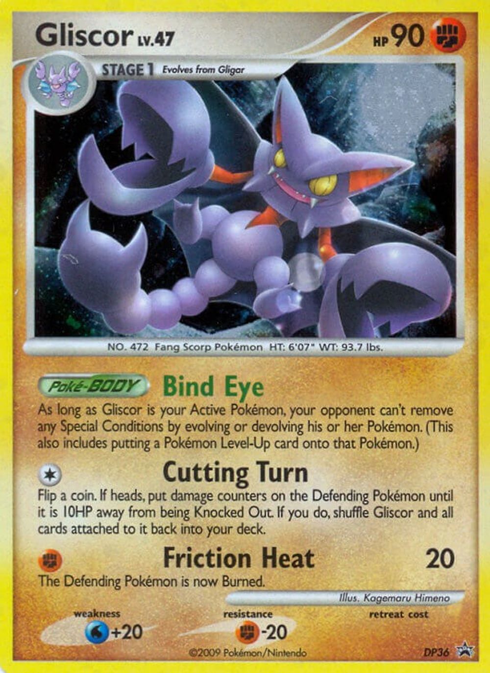 Gliscor - DP36 — Diamond and Pearl Promos