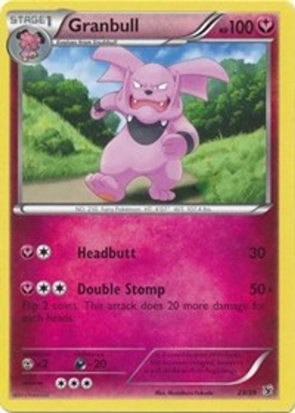 Granbull — Kalos Starter Set