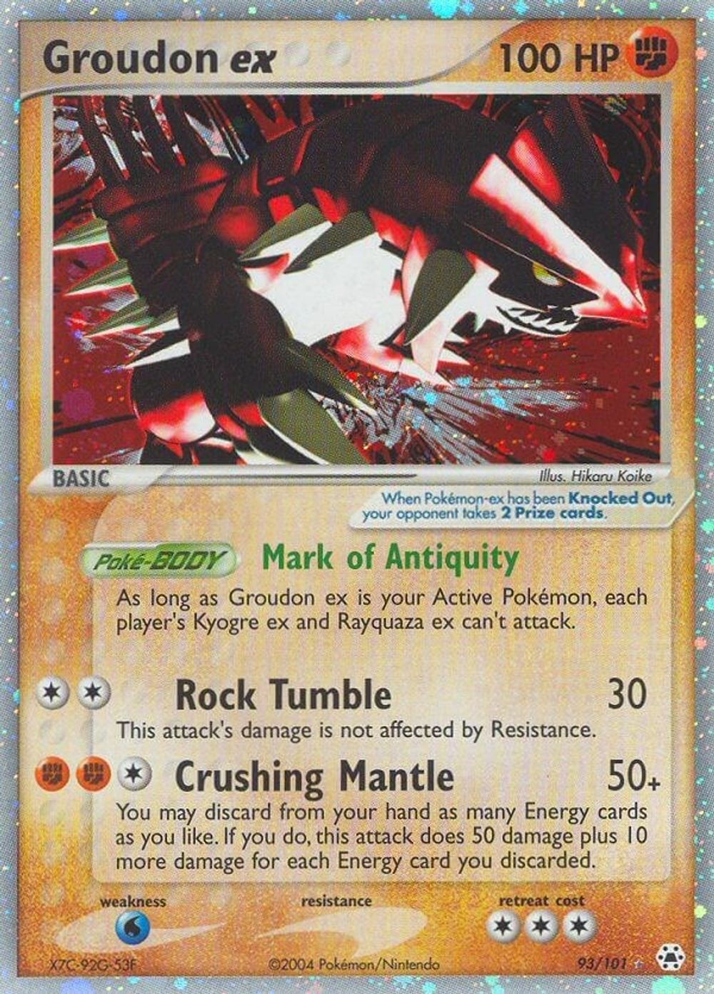 Groudon ex — Hidden Legends